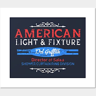 American Light and Fixture, weathered board distressed Posters and Art